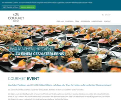Gourmet-Event.at(Für besondere Anlässe) Screenshot