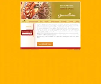 Gourmet-India.com(Gourmet India) Screenshot