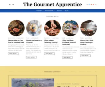 Gourmetapprentice.com(The Gourmet Apprentice) Screenshot