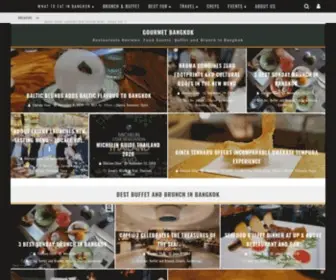 Gourmetbangkok.com(Where and what to eat in Bangkok) Screenshot