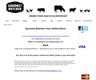 Gourmetbutcher.co.za(Gourmet Butcher) Screenshot