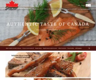 Gourmetcanadiana.com(Gourmet Canadiana) Screenshot