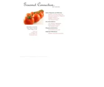 Gourmetconnection.com(The Gourmet Connection Network) Screenshot