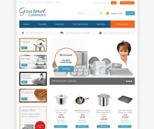 Gourmetcookware.co.uk(Cookware and Kitchen Equipment at Gourmet Cookware) Screenshot