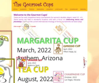 Gourmetcups.org(Womens Tennis Tournaments) Screenshot