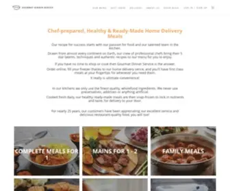 Gourmetdinnerservice.com.au(Home Delivery Meals) Screenshot