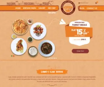 Gourmetfoodbowl.com(Gourmet Food Bowl Order best authentic biryanis in Chandigarh) Screenshot