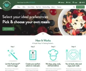 Gourmetfuel.com(Healthy Meals Delivered all across Ireland) Screenshot