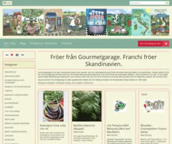 Gourmetgarage.se(Gourmetgarage Fröer & Köksträdgård) Screenshot