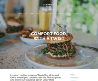 Gourmetgirl.ca(Gourmet Girl Cafe and Catering) Screenshot