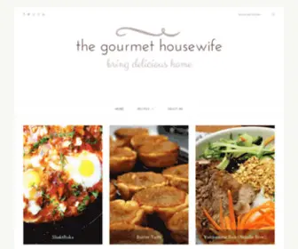 Gourmethousewife.com(Bring Delicious Home) Screenshot