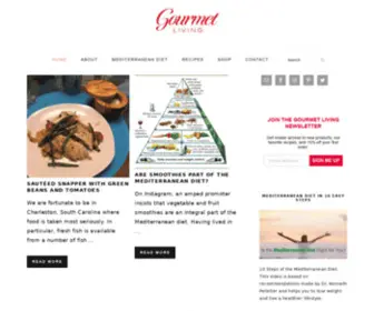 Gourmetliving.org(Gourmet Living) Screenshot