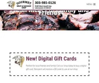 Gourmetmeatandsausage.com(Gourmet Meat and Sausage Shop) Screenshot