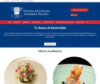 Gourmetpucheu.com(Escuela de Cocina) Screenshot