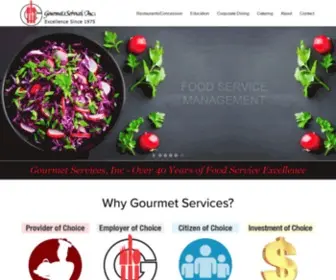 Gourmetservicesinc.com(Gourmet Services Inc) Screenshot