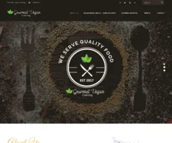 Gourmetvegancatering.co.uk(Gourmet Vegan Catering) Screenshot