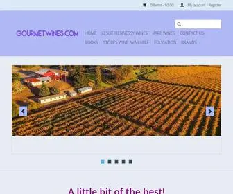 Gourmetwines.com(Meta name="keywords" content="gourmet) Screenshot