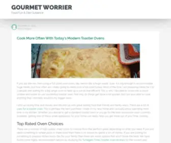 Gourmetworrier.com(Gourmet Worrier) Screenshot