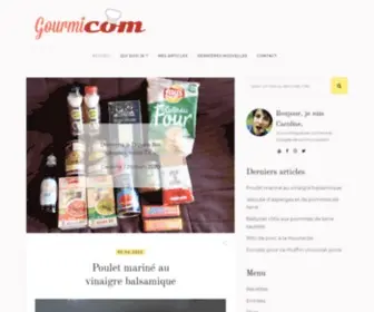 Gourmicom.fr(Votre blog culinaire et Lifestyle) Screenshot