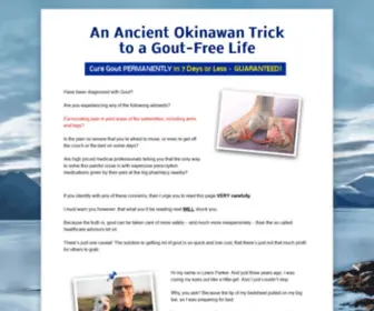 Goutcode.com(Cure Gout Permanently in 7 Days or Less) Screenshot