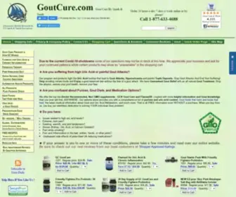 Goutcure.com(Alternative Health Research LLC T/A Gout Care by Smith & Smith) Screenshot