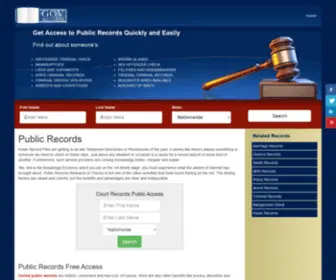 Gov-Record.org(Public Records By Name) Screenshot