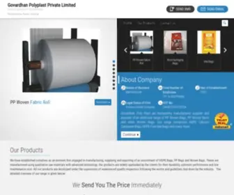 Govardhanpolyplast.in(Govardhan Polyplast Private Limited) Screenshot