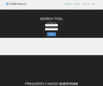 GovCagecodes.com(Free CAGE Code Search Tool) Screenshot