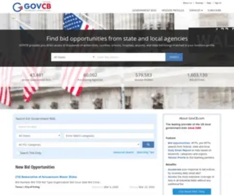GovCb.com(Find Government Bids) Screenshot