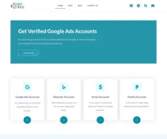 GovCC.net(Get Virtual Credit Cards and Accounts) Screenshot