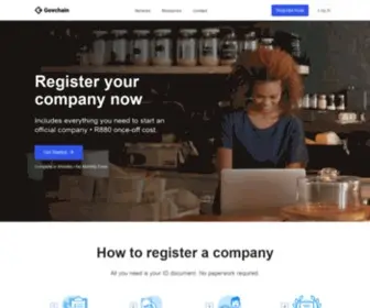 GovChain.co.za(Simple Company Registration) Screenshot