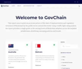 GovChain.world(The state of blockchain in the public sector around the world) Screenshot