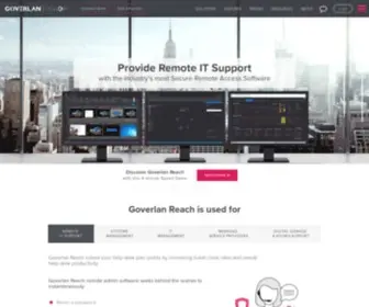 Goverlan.com(Remote Support Software for Desktop Support & Systems Management) Screenshot