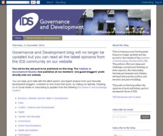 Governanceanddevelopment.com(governanceanddevelopment) Screenshot