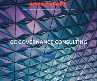 Governanceconsulting.com(Governance Consulting) Screenshot