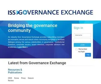 Governanceexchange.com(Governance Exchange) Screenshot