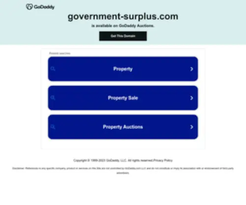Government-Surplus.com(Government Surplus) Screenshot