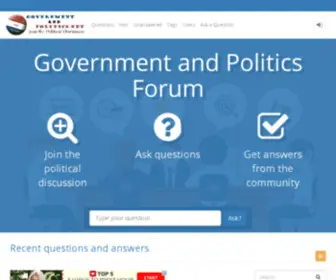 Governmentandpolitics.net(Government and Politics) Screenshot