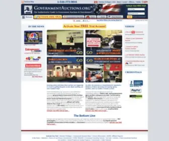 Governmentauctions.org(Government Auctions & Bank ForeclosuresAll in One) Screenshot