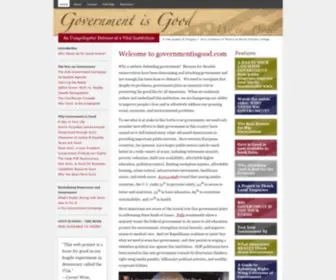 Governmentisgood.com(Government is Good) Screenshot