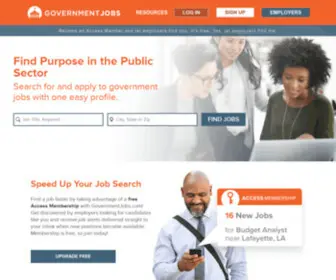 Governmentjobs.com(City, State, Federal & Public Sector Jobs) Screenshot
