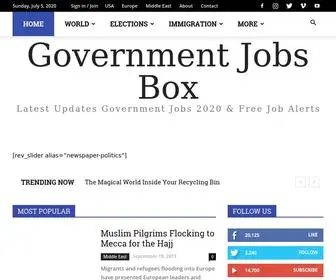 Governmentjobsbox.com(Governmentjobsbox) Screenshot