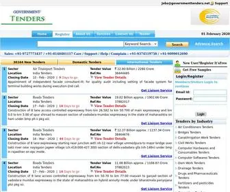 Governmenttenders.net(Government Tenders) Screenshot