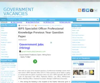 Governmentvacancies.in(Government vacancies) Screenshot