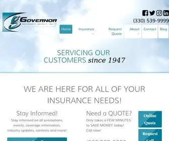 Governorins.com(The Governor Insurance Agency) Screenshot