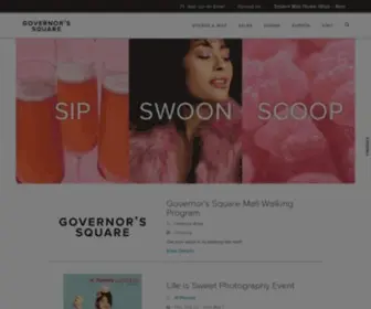 Governorssquare.com(Shopping Mall in Tallahassee) Screenshot