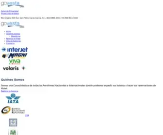 Govesta.com(La pieza clave para tu Agencia de Viajes) Screenshot