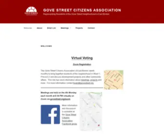 Govestreet.org(Representing Residents of the Gove Street Neighborhood in East Boston) Screenshot