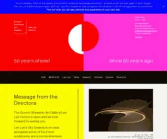 Govettbrewster.com(Govett-Brewster Art Gallery) Screenshot