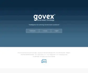 Govex.be(Welcome) Screenshot